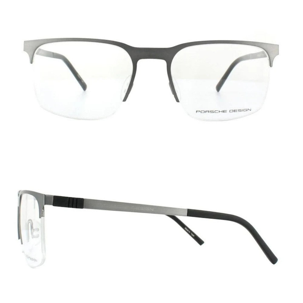 Porsche Design – P’8277-B Silver 54mm-19mm-145mm RX Eyeglasses Support Ukraine🇺