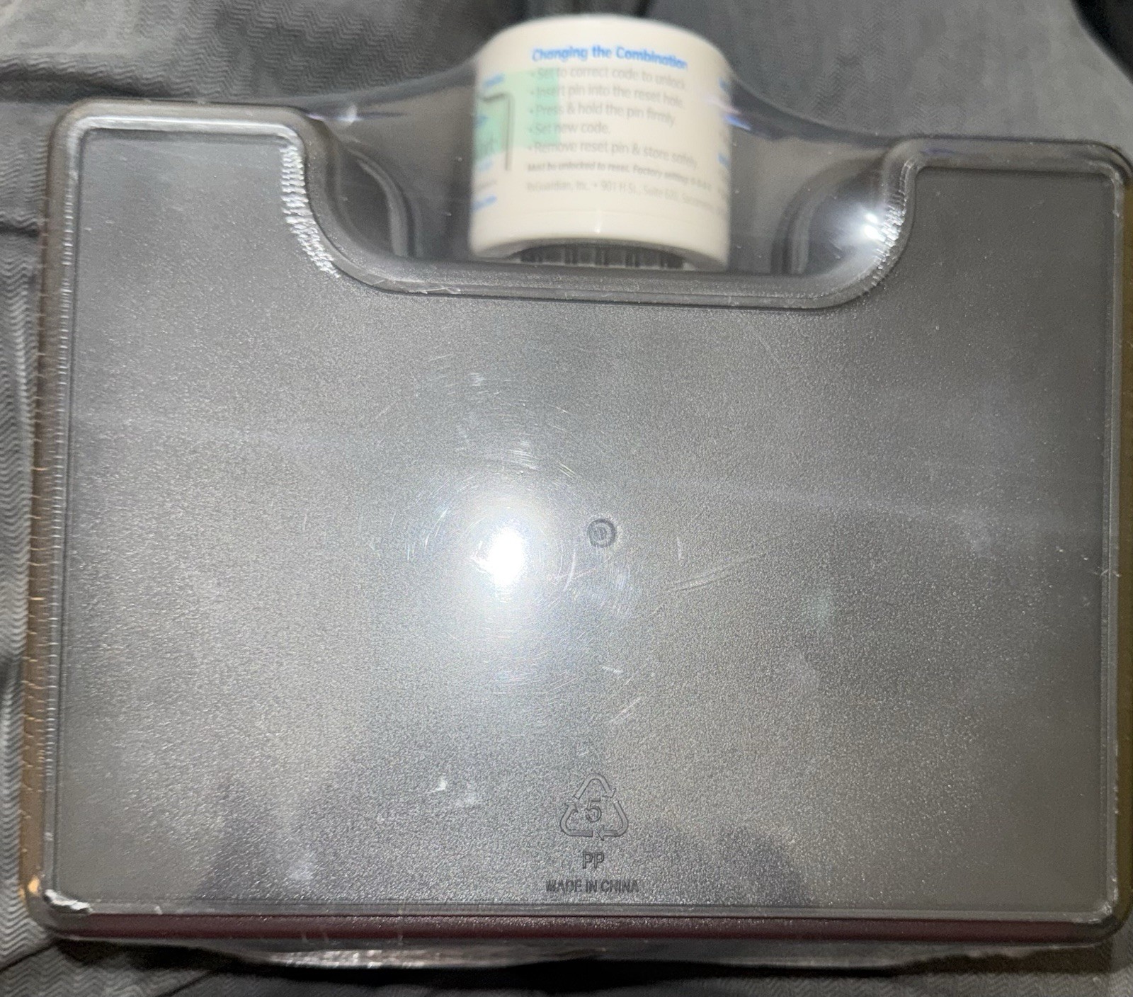 Portable SAFER LOCK BOX 4 DIGIT COMBO Secure MEDICINE RX Case TRAVEL FREE SHIP