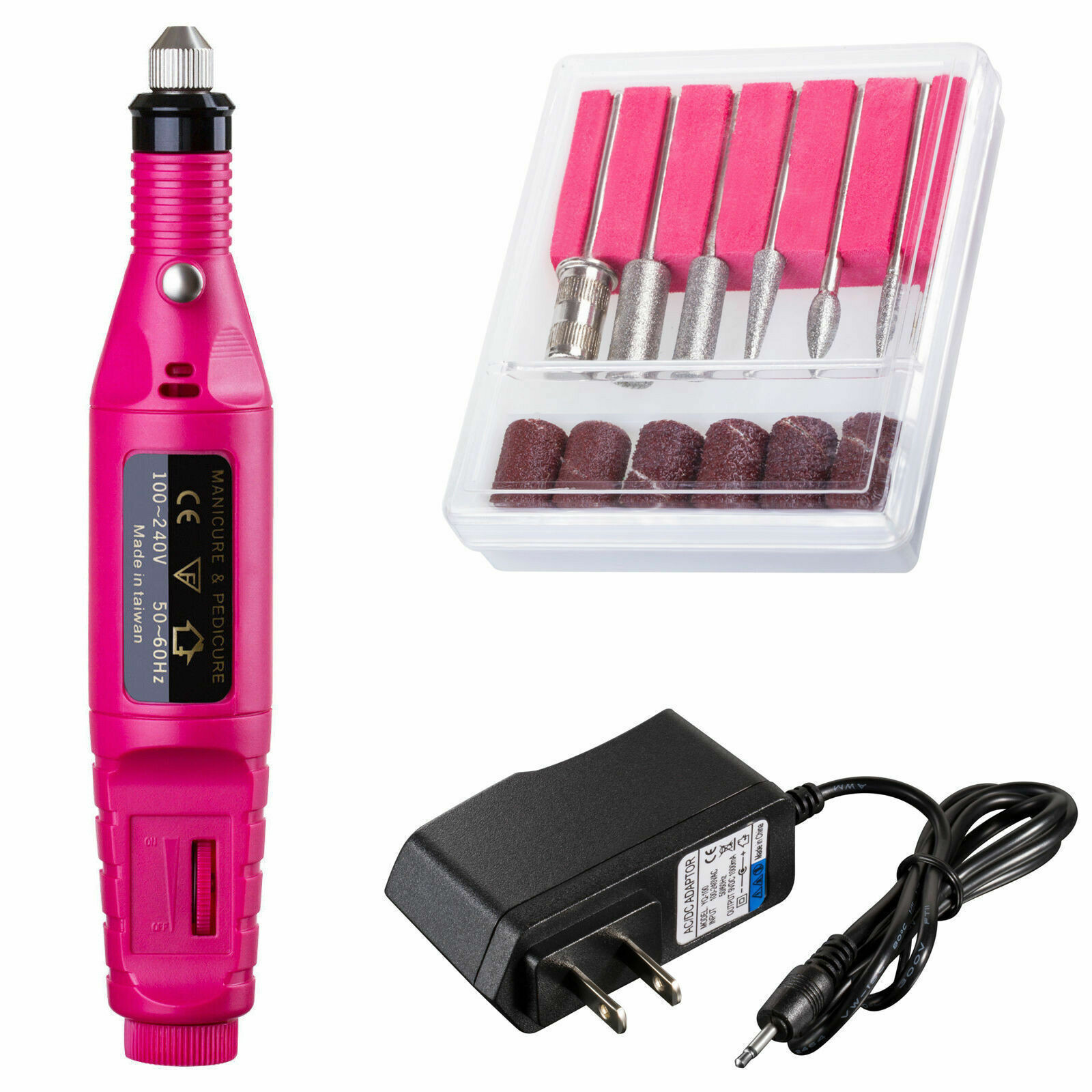 Professional Electric Nail File Drill Manicure Tool Pedicure Machine Set kit