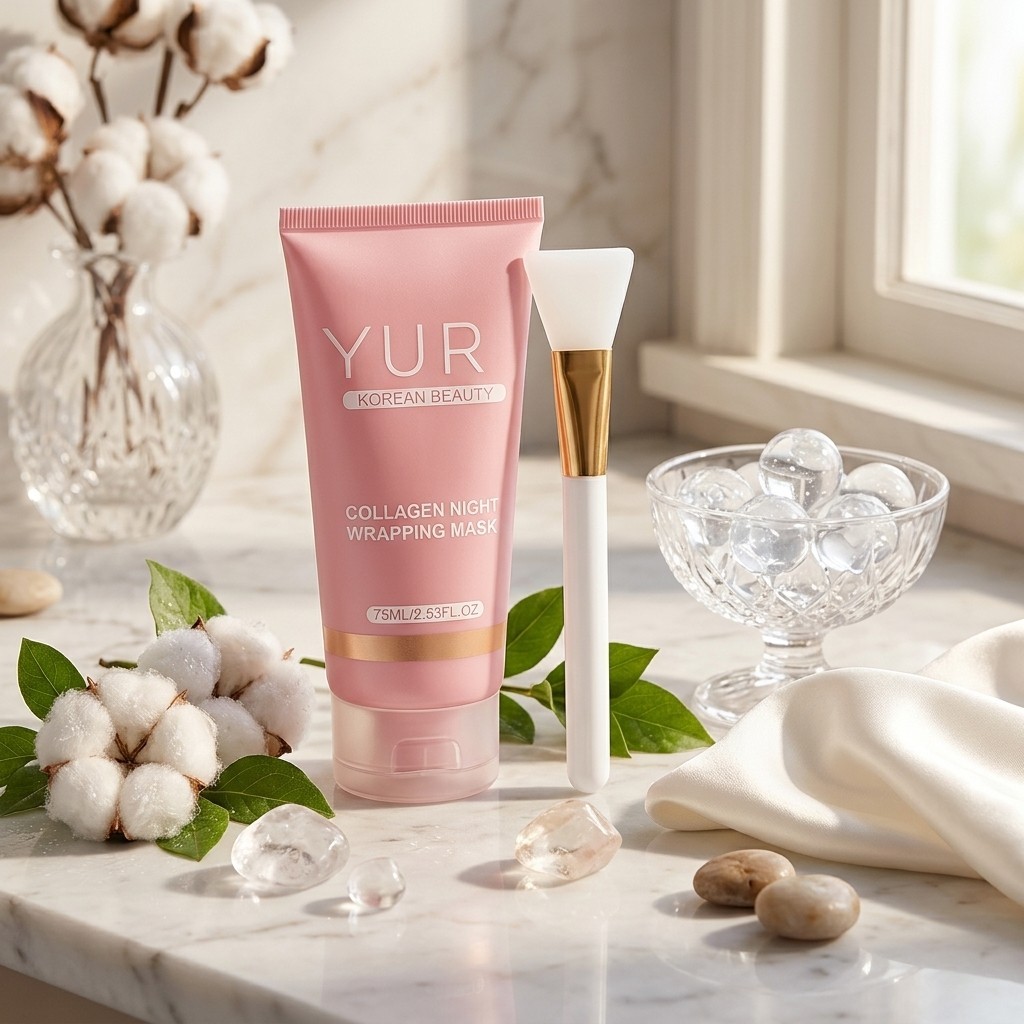 Yuri Korean Collagen Night Wrapping Mask 75ml Hydrating Sleeping Mask New In Box