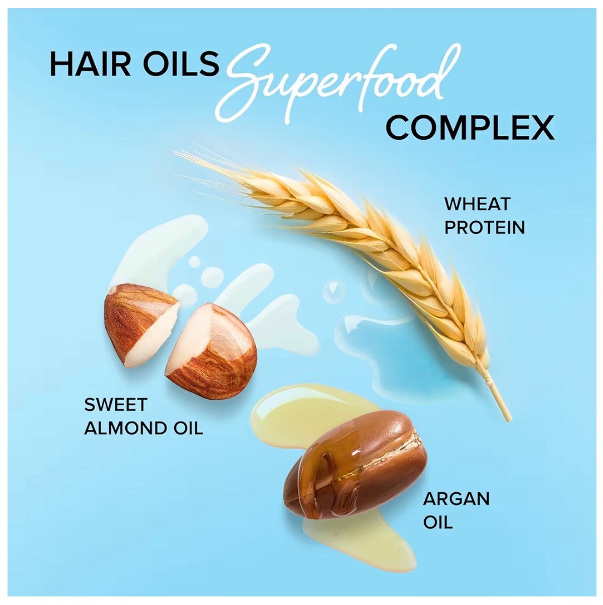 MAREE Hair Oil for Frizzy Hair Repair Serum for Dry and Curly Hair with Vitamins