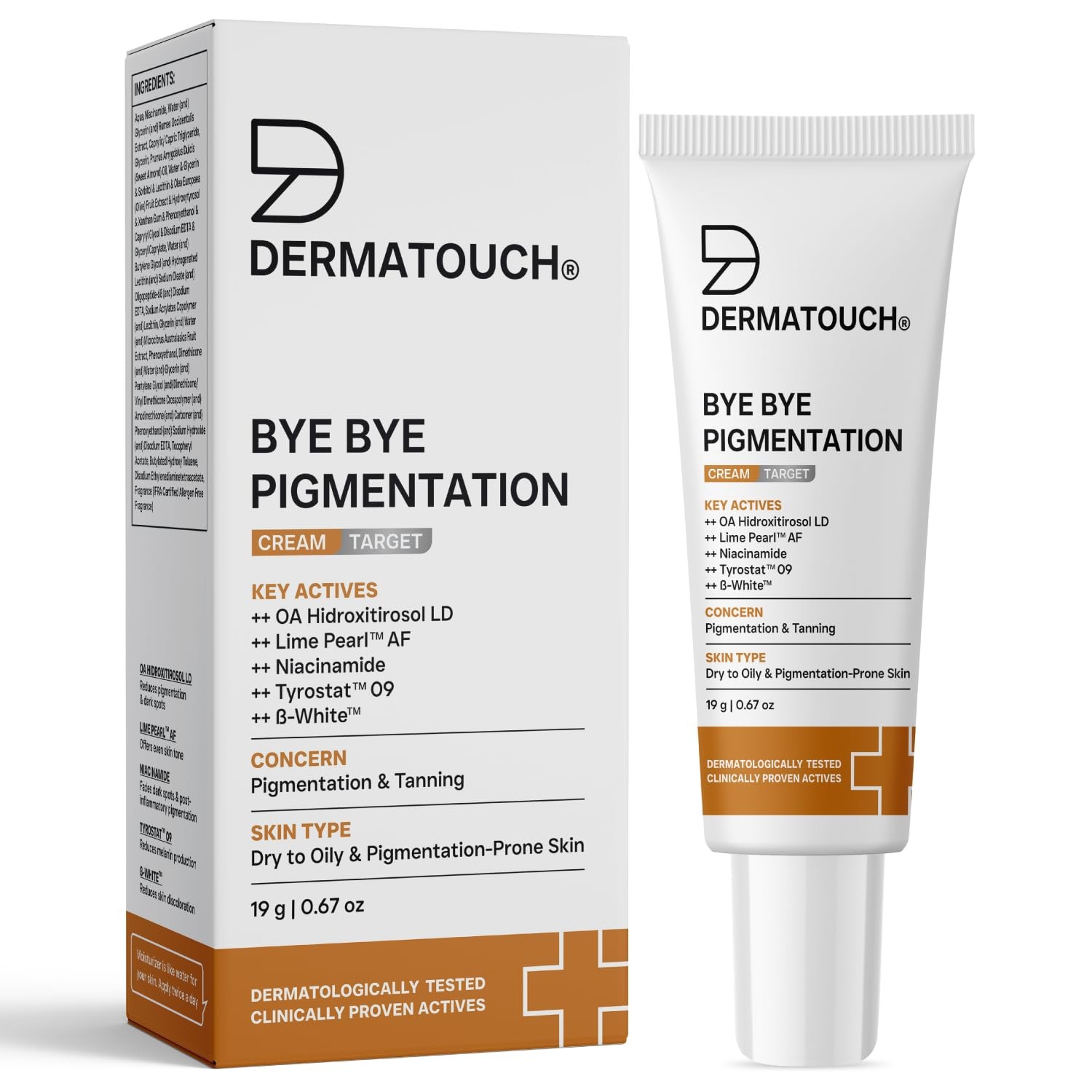 DERMATOUCH Bye Bye Pigmentation Face Cream 19g with Niacinamide