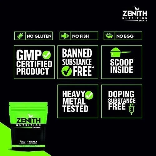 Zenith Nutrition Raw Whey Protein 80% With Digestive Enzymes Unflavored 1 Kg