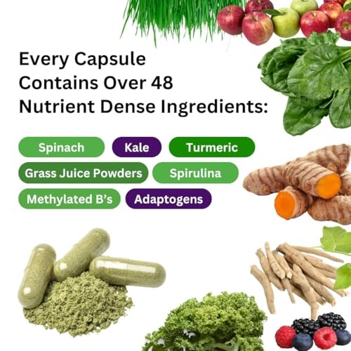 Paradise Herbs Once Daily Multivitamin w/ 48 Organic Superfoods, Probiotics