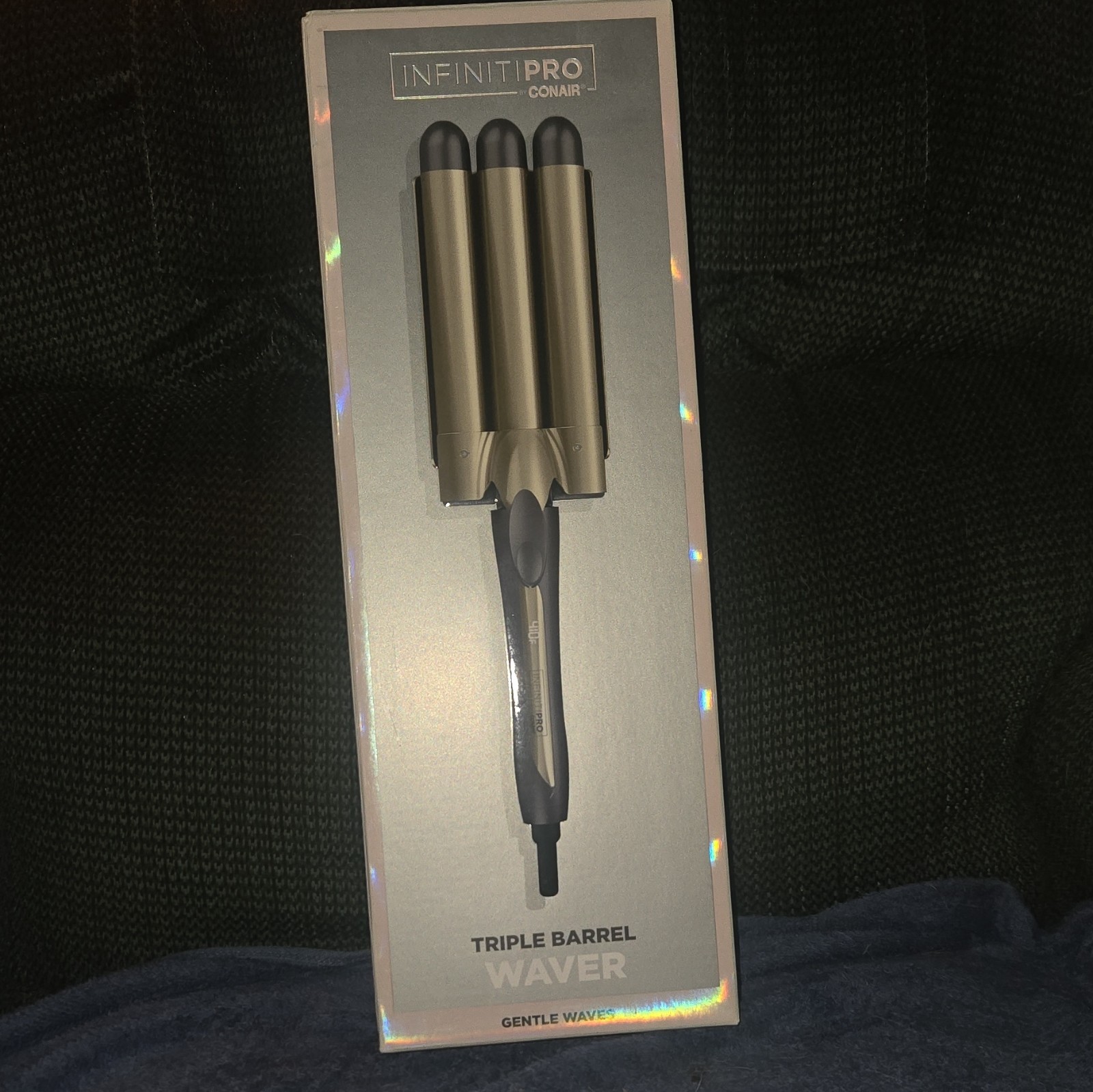 Conair InfinitiPRO Triple Barrel Waver 1 in Ceramic/Tourmaline 410°F Auto Off