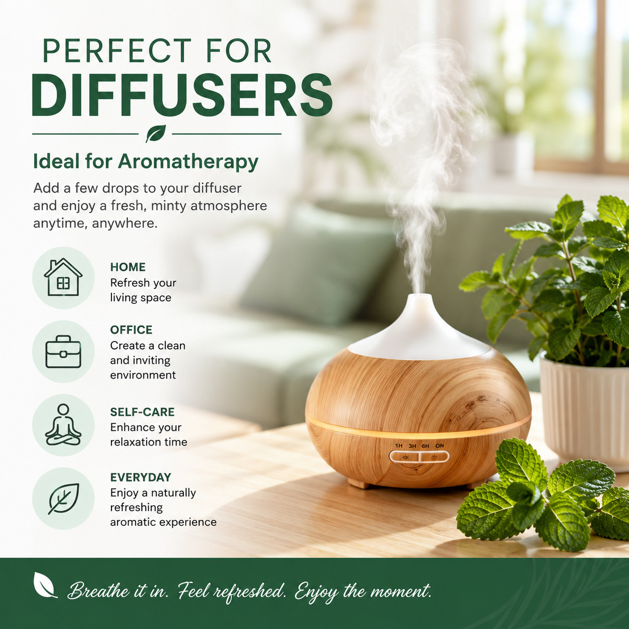 1 Gallon Bulk Peppermint Essential Oil 100% Pure Plastic Jug – GreenHealth