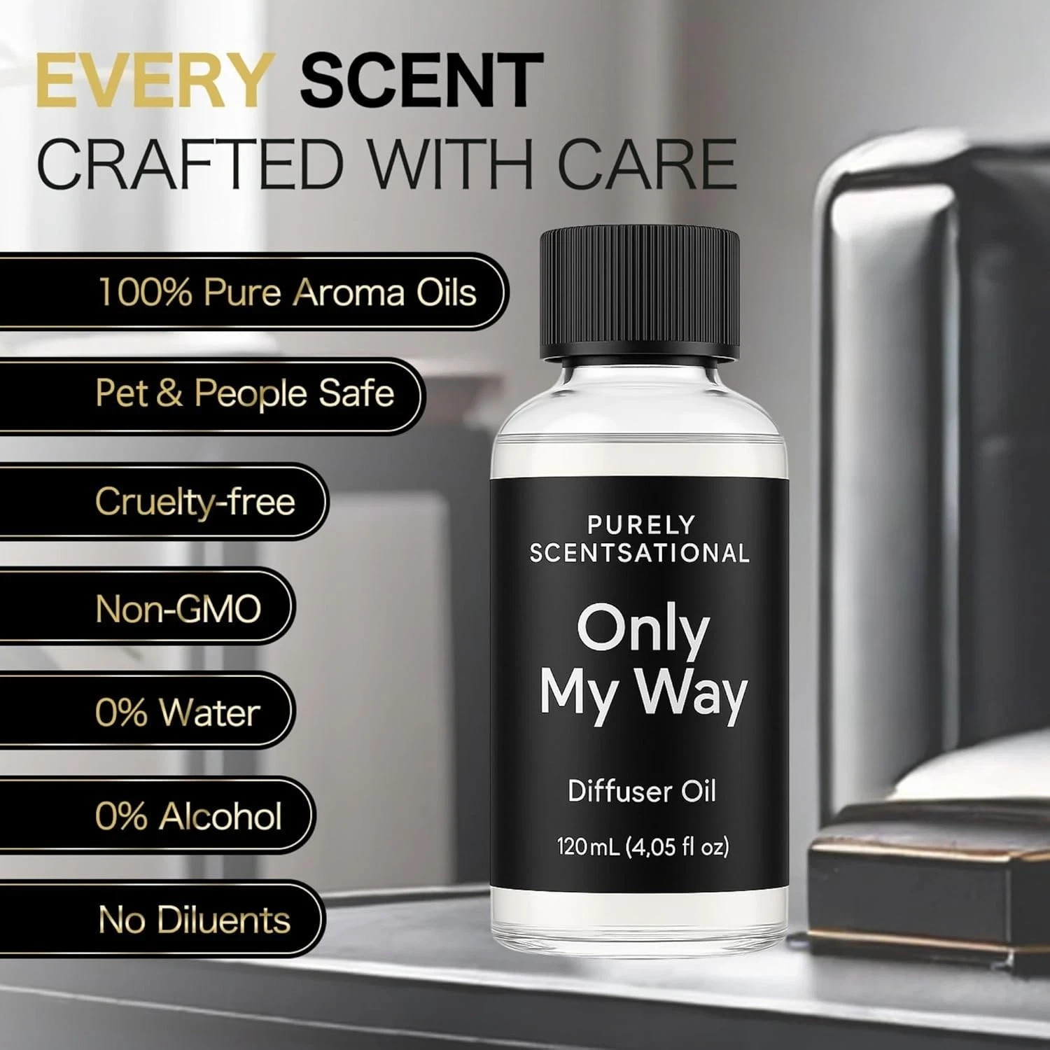 SEALED MY WAY- Hotel Collection Essential Oil Diffuser Scent 120mL – USA SELLER