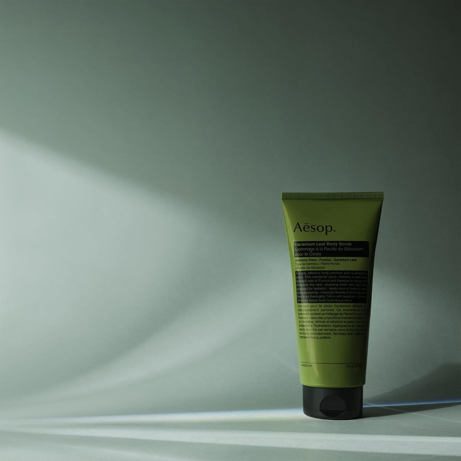 AESOP GERANIUM LEAF BODY SCRUB 6.2 OZ 180 ML
