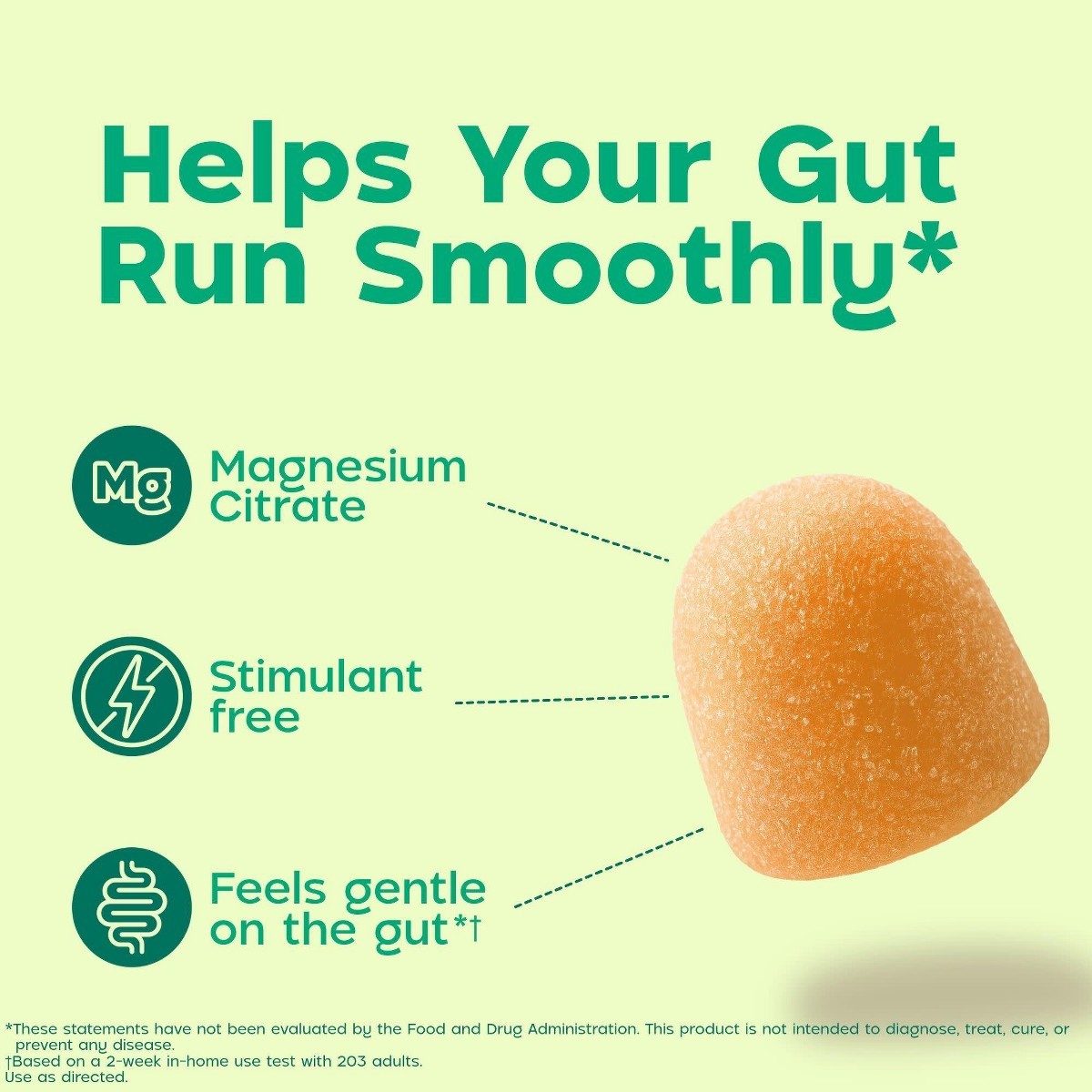 Dulcolax Daily Gut Support Gummies – Orange – 60ct