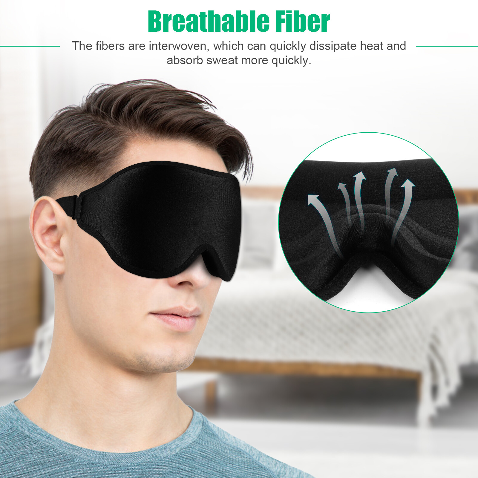 3D Travel Silk Eye Mask Sleeping Soft Padded Shade Cover Rest Relax Blindfold US