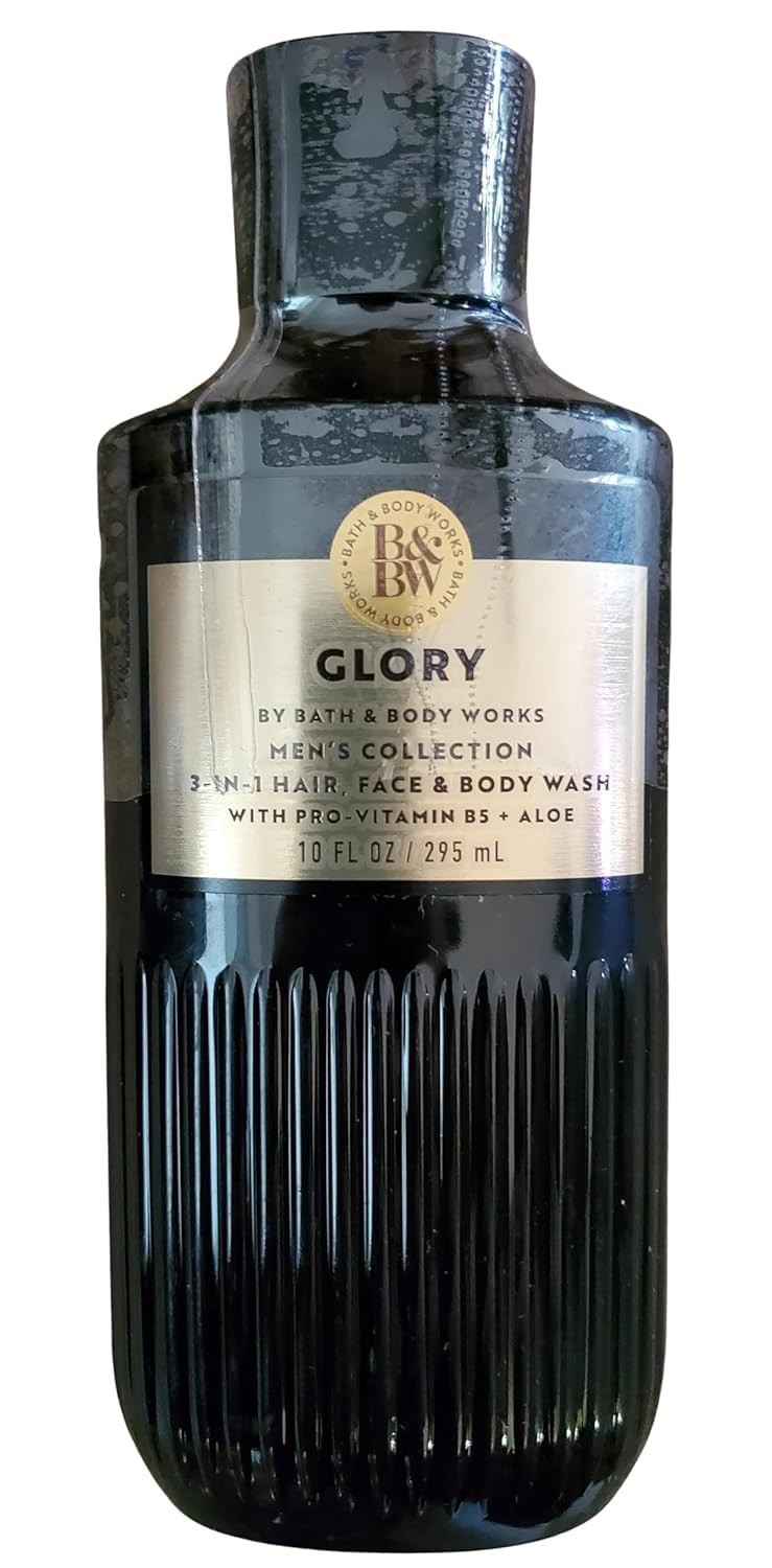 3-in-1 Men’s Hair, Face & Body Wash – 10 oz Full Size, Refreshing Cleanser