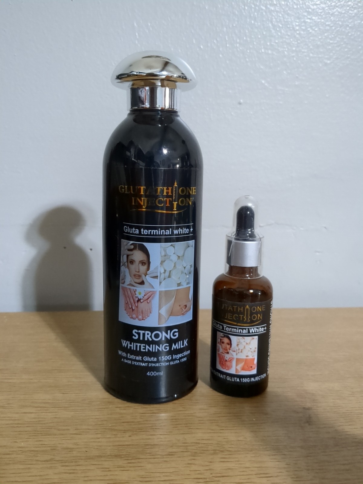 GLUTATHIONE gluta Terminal Strong Lotion 400ml And Serum