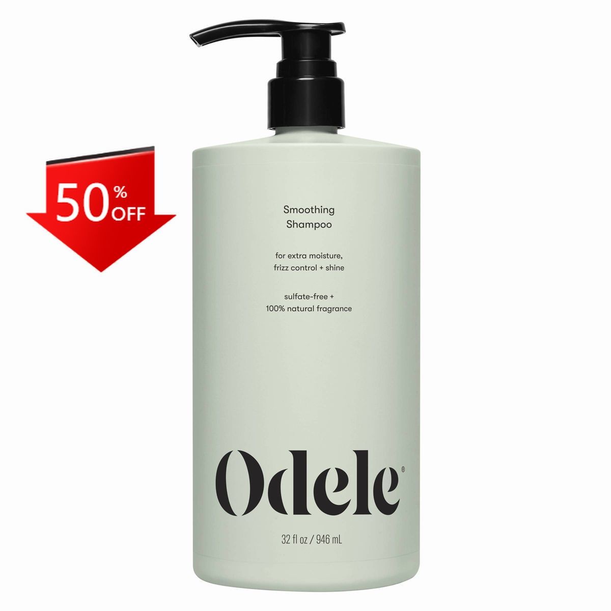 Odele Bulk Smoothing Shampoo for Frizz Control + Shine -32oz: For All Hair Types