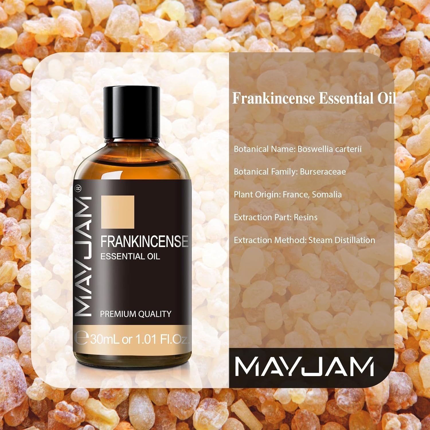 Frankincense Essential Oil 30ML/ 1.01FL.OZ, Pure Aromatherapy Frankincense Oi…
