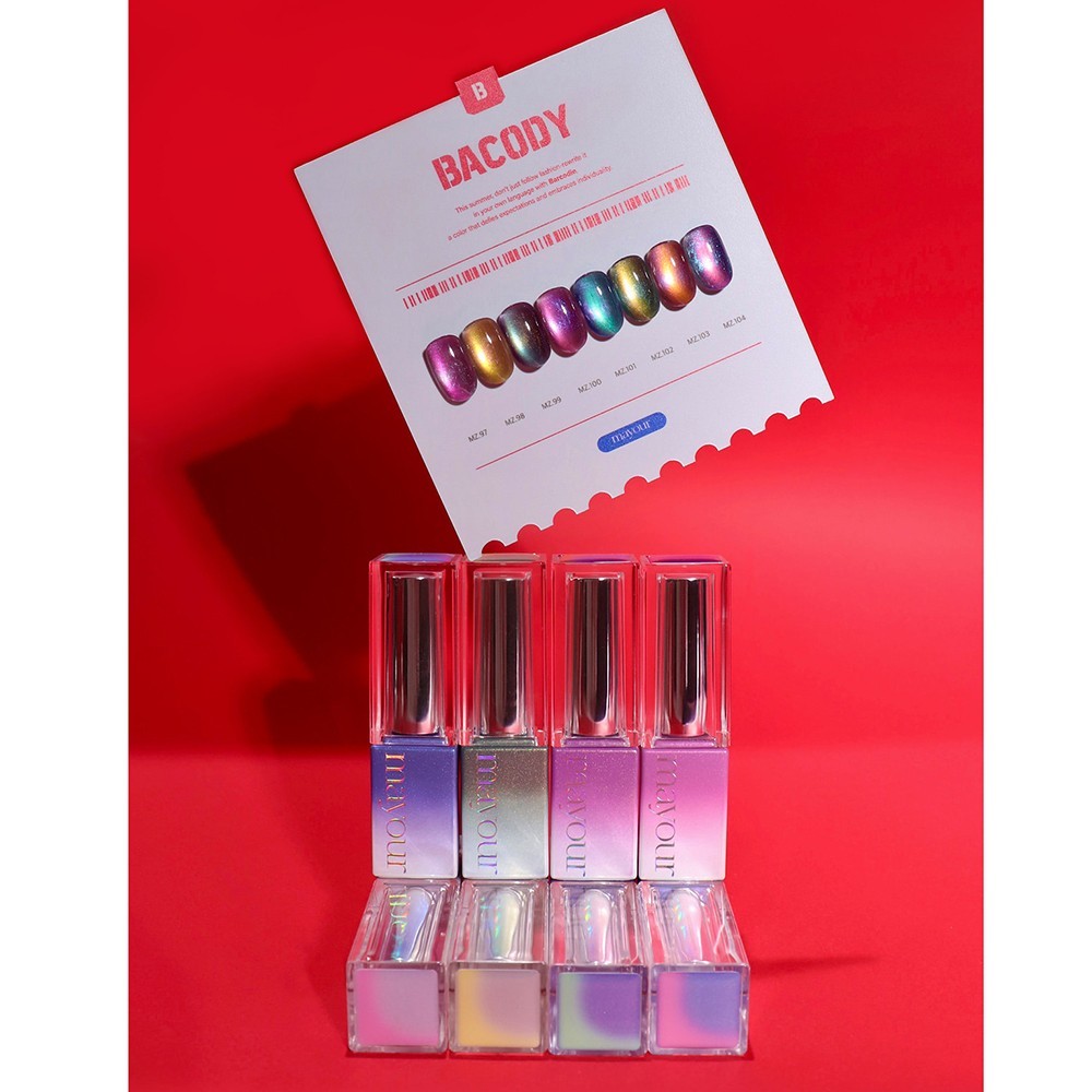Mayour Bacody Magnetic Gel Nail Polish 8 Colors | 8ml Each K-Beauty