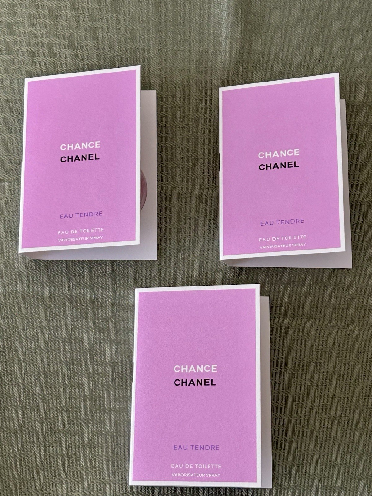 CHANEL Tendré Perfume Samples-3Pcs