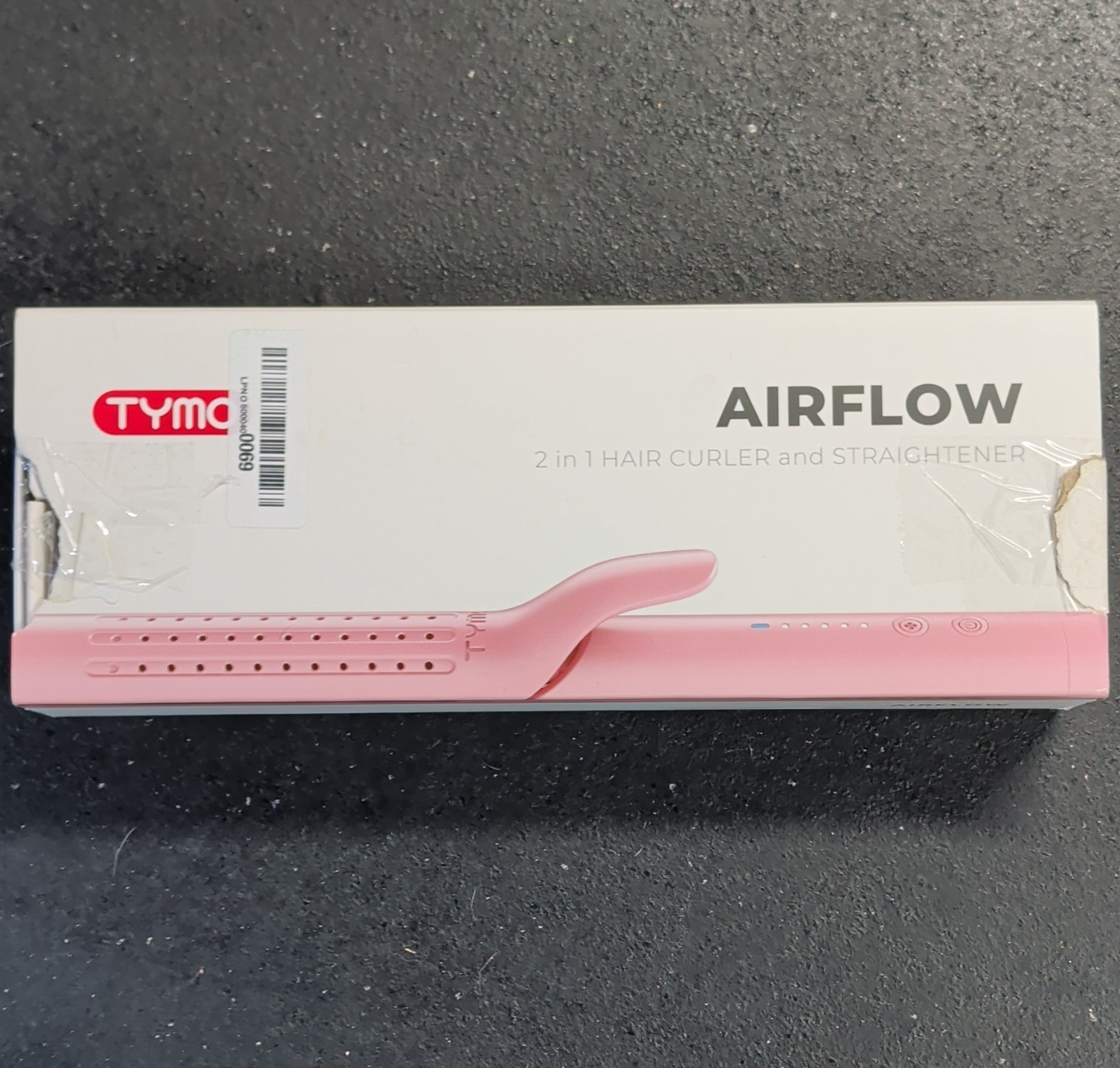 TYMO AIRFLOW 2-in-1 Airflow Technology Hair Straightner & Curler Pink