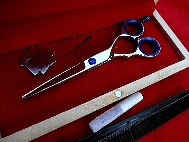 Money Back Warranty_5.5″ 440c Hairdressing Hair Cutting Scissors