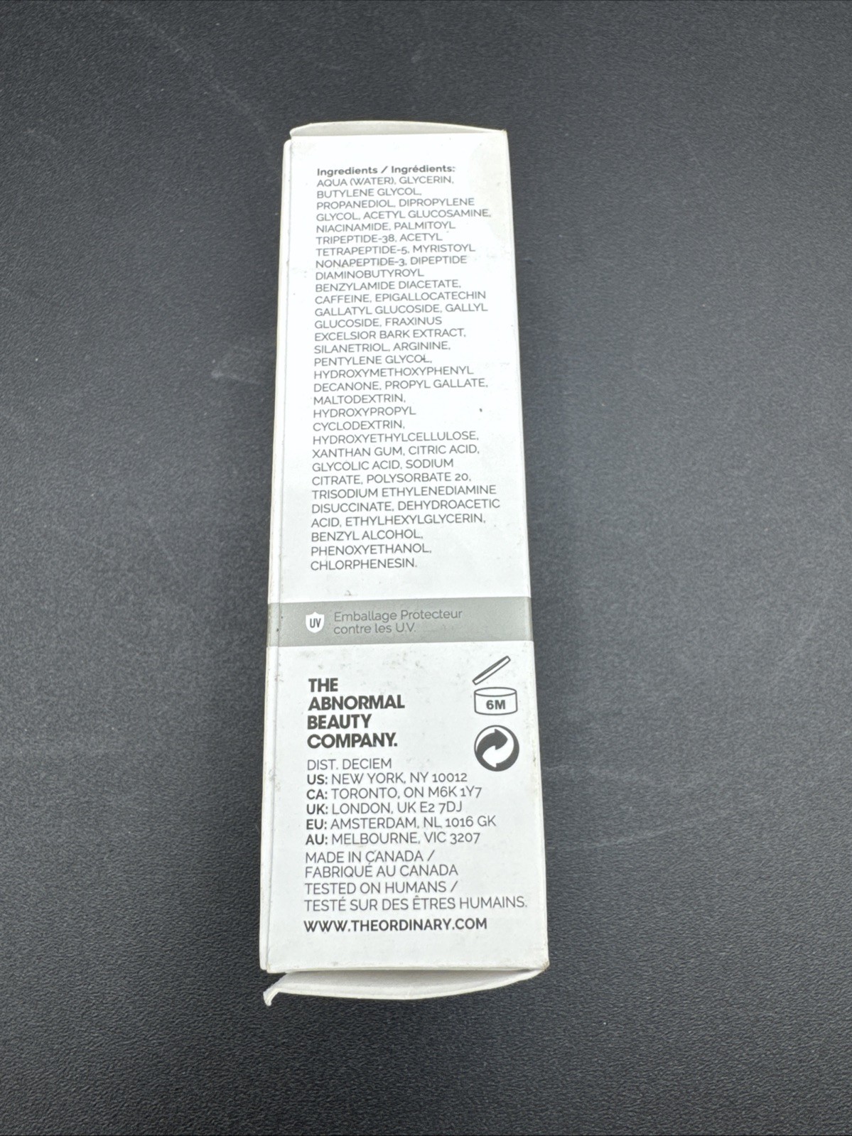 THE ORDINARY. Multi-Peptide Eye Serum || 15 mL. / 0.5 US FL. OZ.