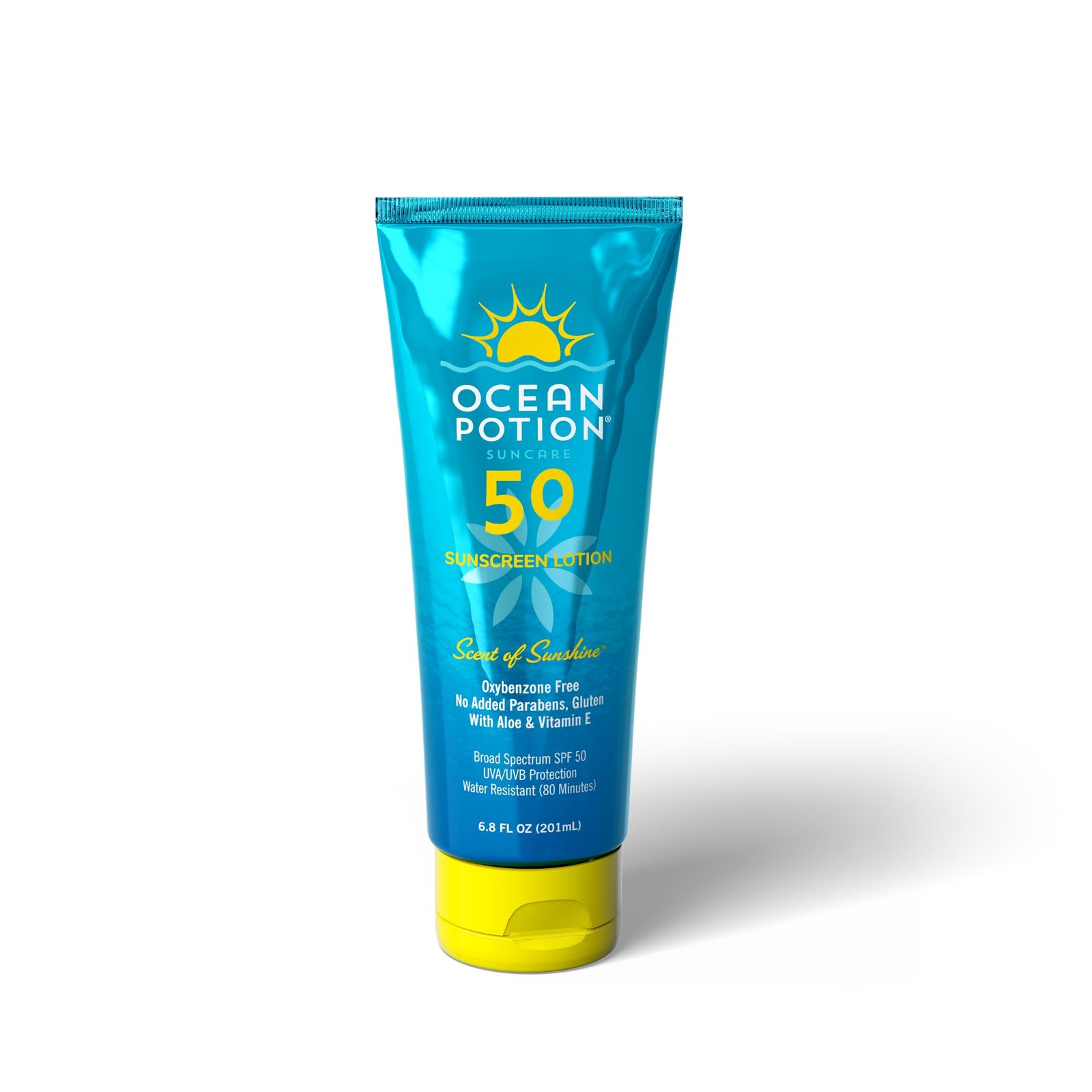 Ocean Potion SPF 50 Sunscreen Body Lotion, Broad 6.8 Fl Oz (Pack of 1)