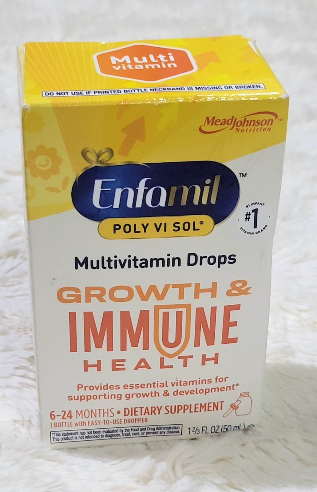 Enfamil Poly-Vi-Sol Vitamin Drops – 50 ML Each 6 To 24 Months Exp 10/26✍️✍️