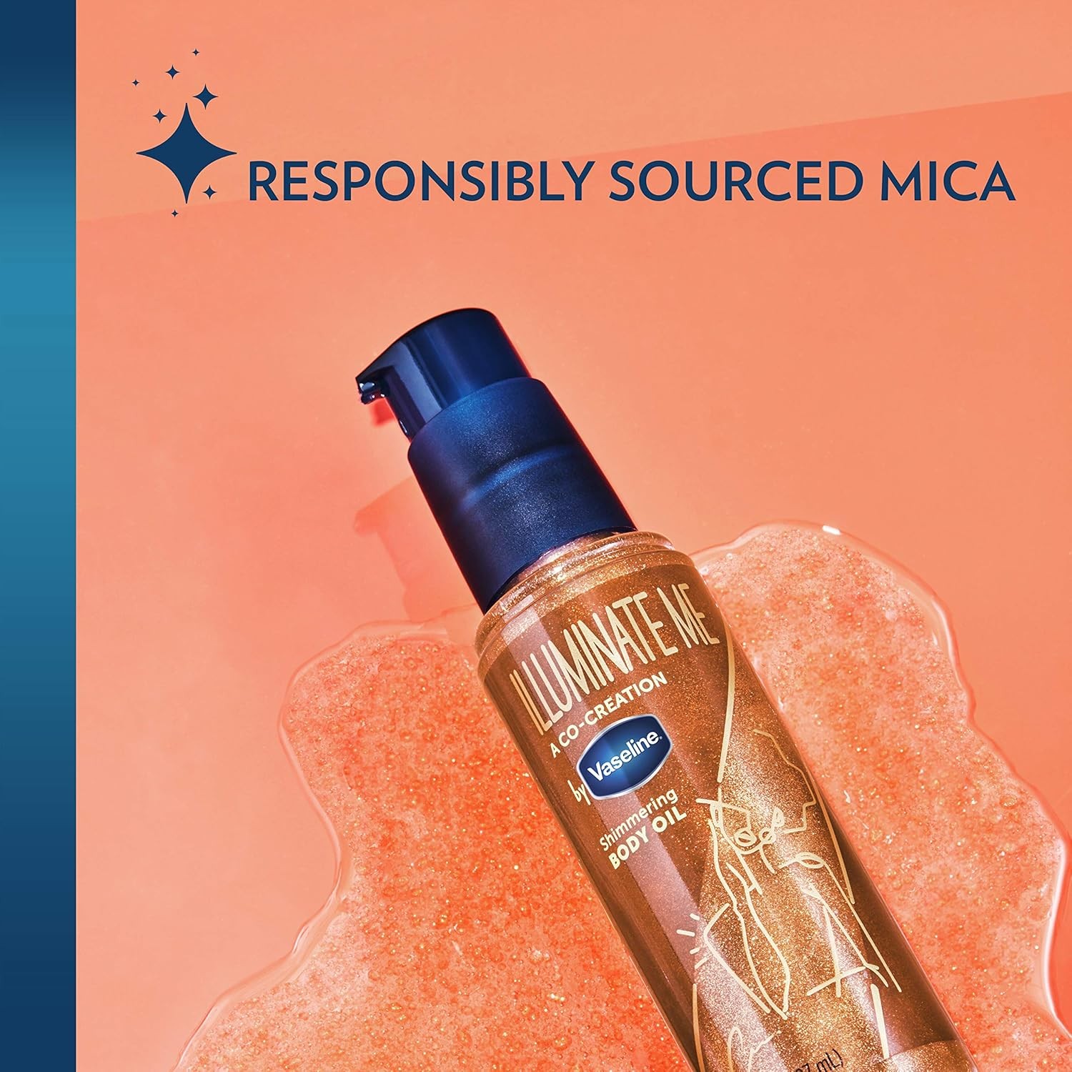 Vaseline Illuminate Me Shimmering Body Oil – 3.3oz
