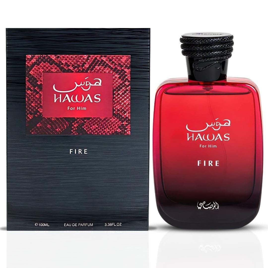 RASASI Hawas Fire EDP for Men – Bold Fiery Arabian Fragrance