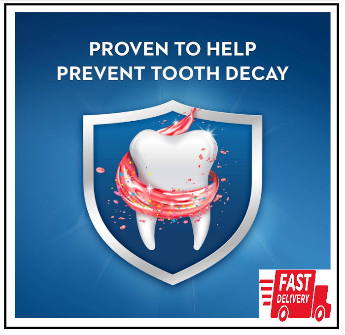 Crest Kid’s Cavity Protection Toothpaste Sparkle Fun, 4.6 Oz (Pack of 3)