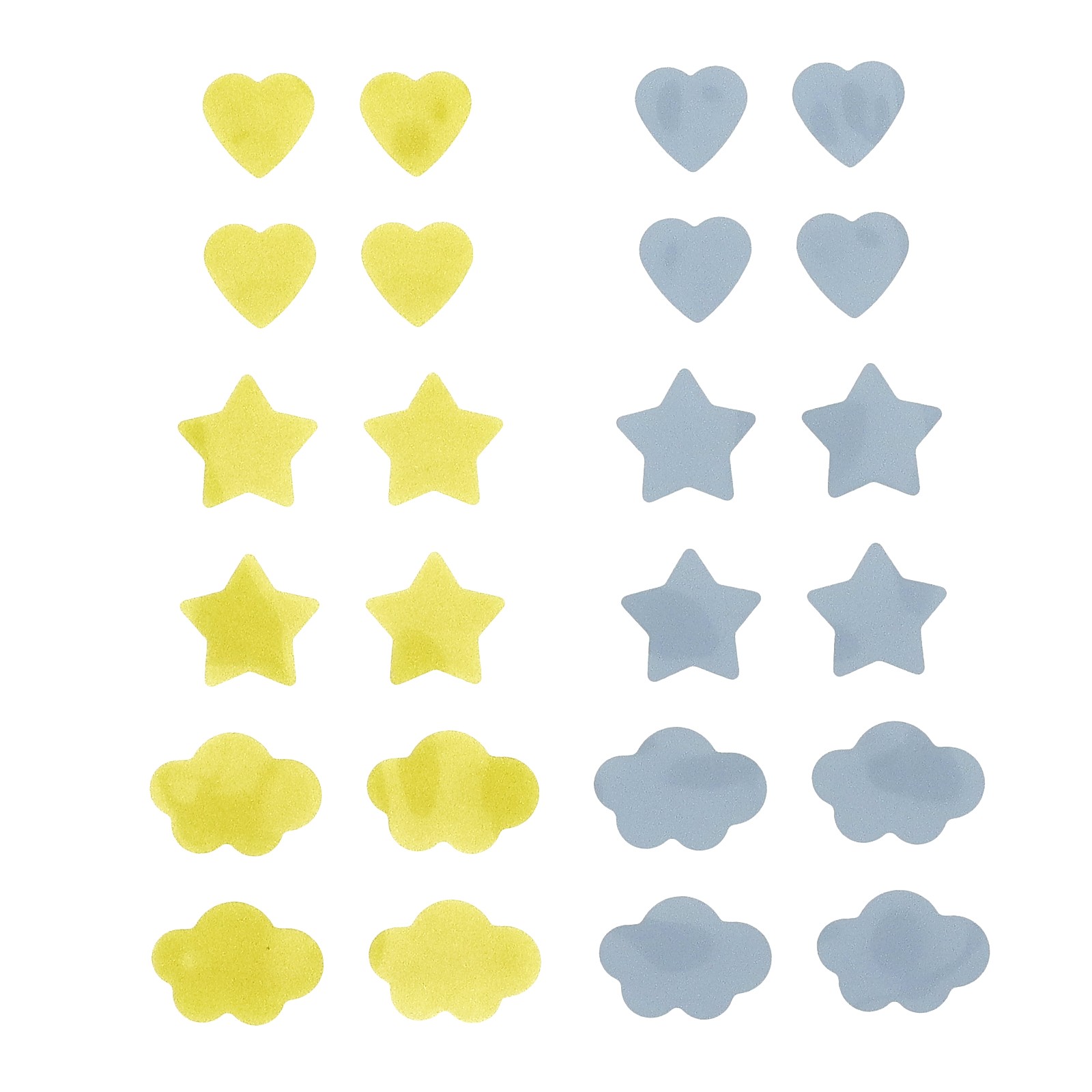 Dreamy Skin, Hydrocolloid Dark Spot Blemish Patches, Star, Heart & Cloud, 24