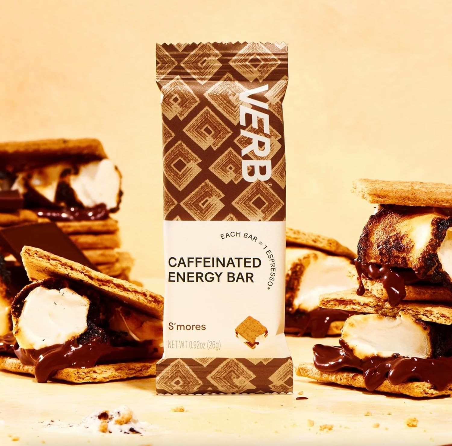 Verb Caffeinated Energy Bars Variety Pack – 2 Delicious 16 Count (Pack of 1)