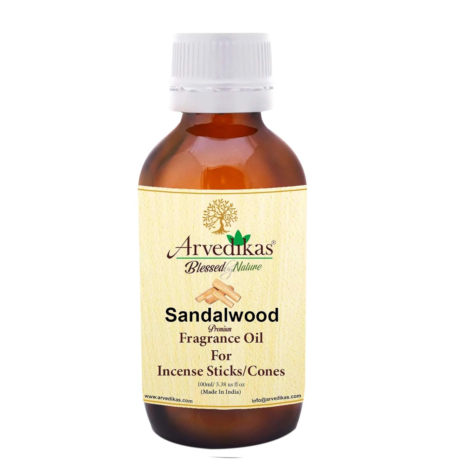 Arvedikas Sandalwood Fragrance Oil 100ml