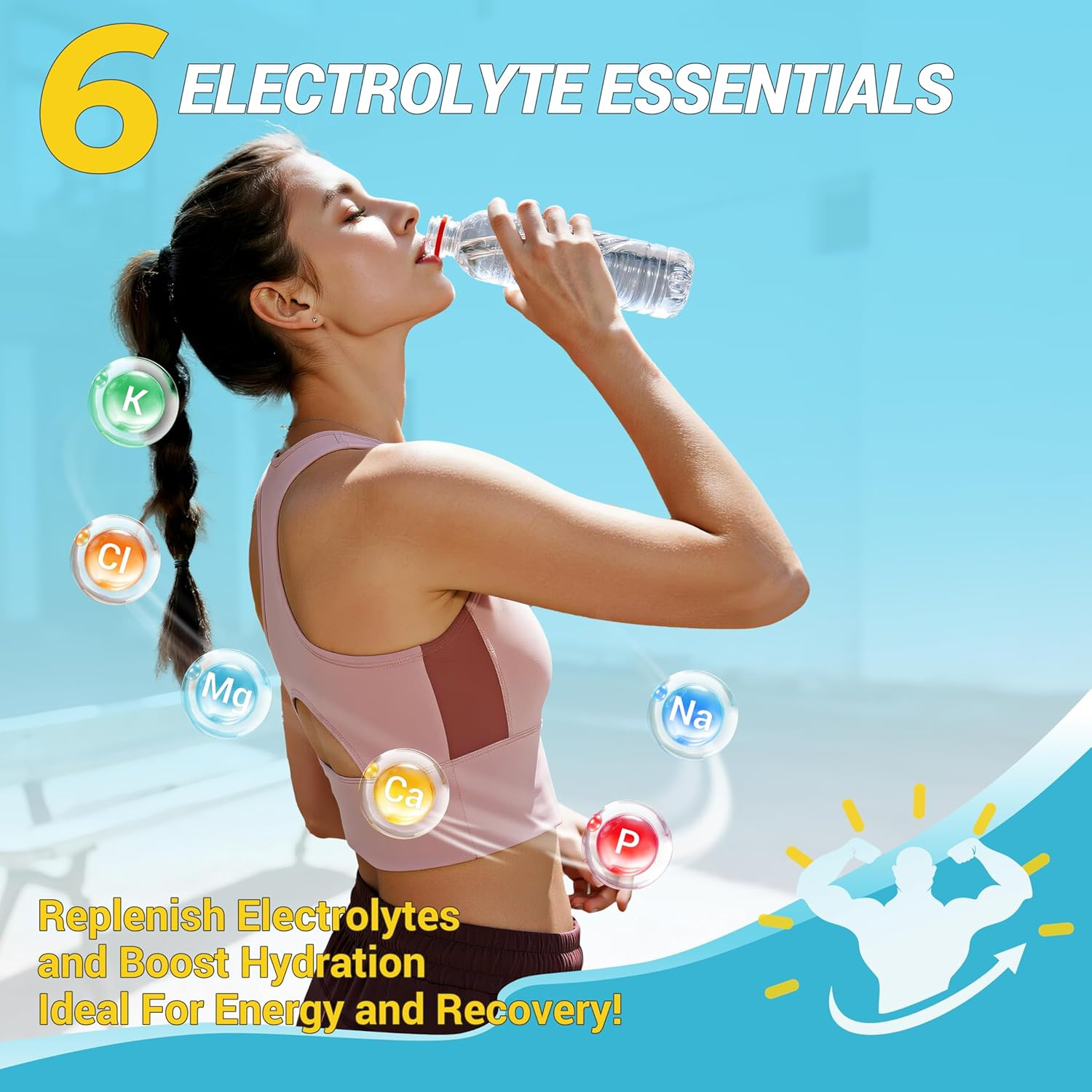 Electrolytes Powder Packets – Sugar Free Electrolyte Powder Drink Mix – 30 Stick