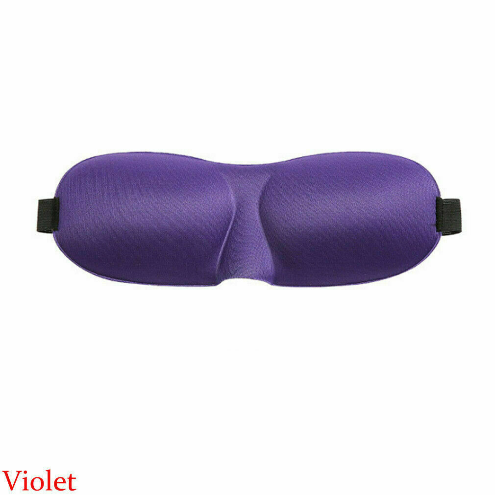 3D Eye Mask Sleep Soft Pad Shade Cover Rest Relax Sleeping Blindfold Travel New