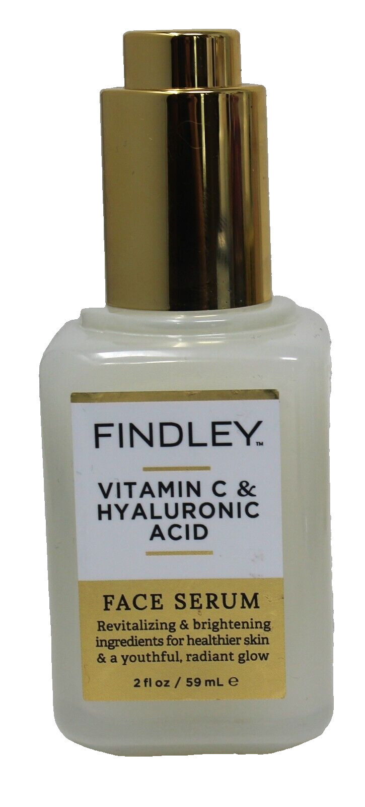 x2 Findley Vitamin C & Hyaluronic Acid Face Serum Animal Cruelty Free 2 oz New