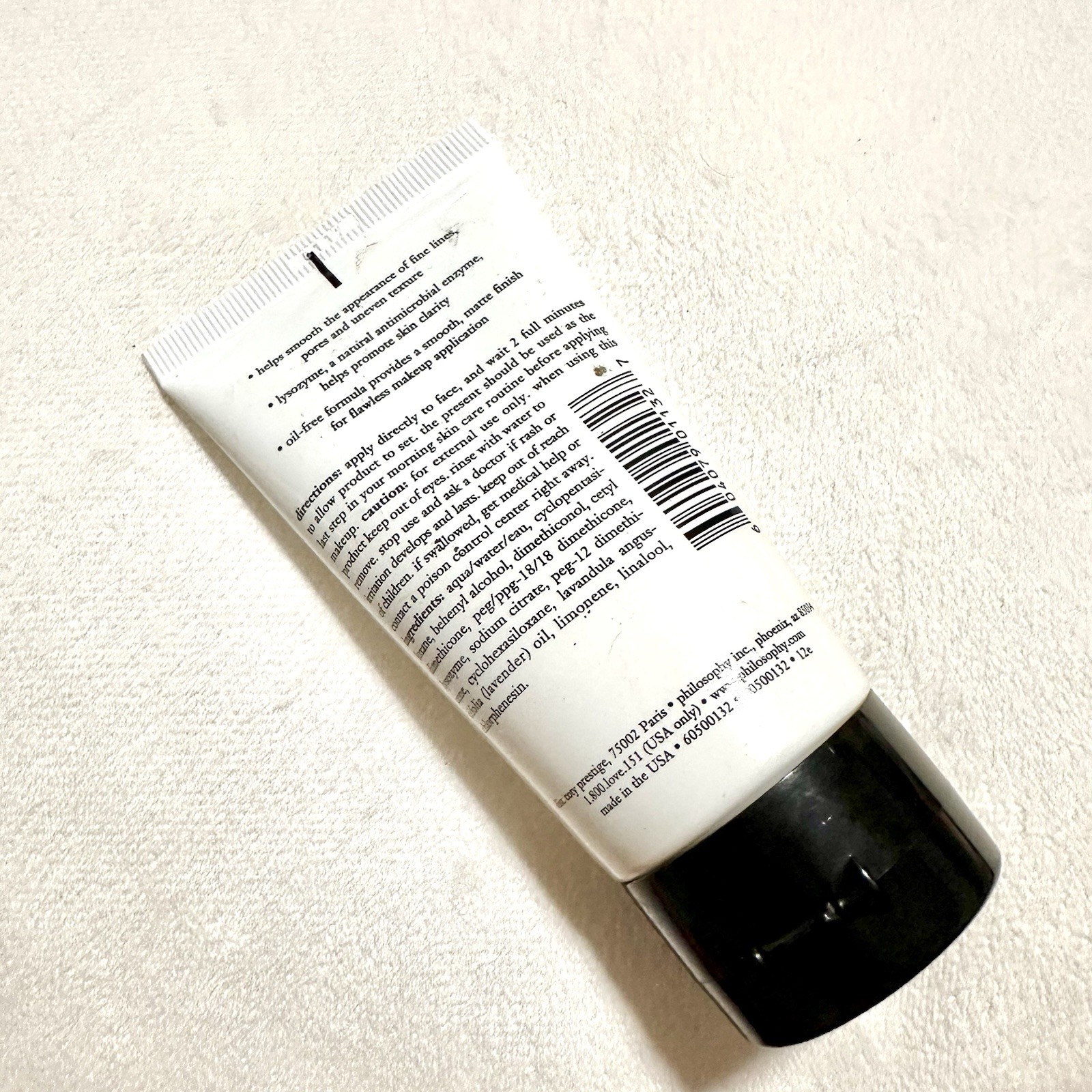 Philosophy The Present Invisible Skin Perfector Oil Free Makeup Primer 2oz New