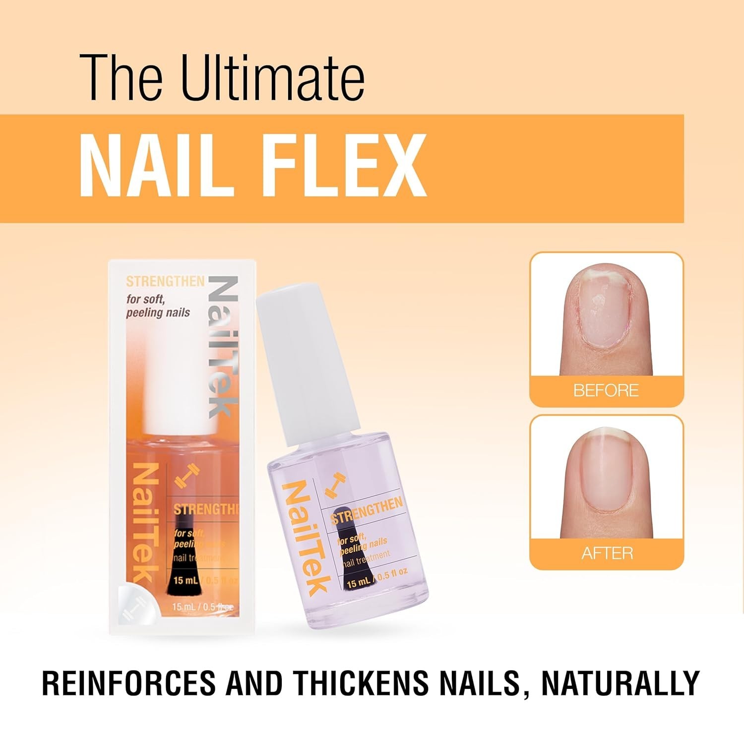 Nail Tek Formula 2 Nail Strengthener 0.5oz