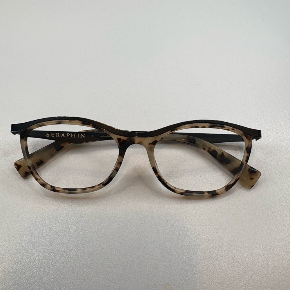 READ- SERAPHIN EYEGLASSES Light TORTOISE EYEGLASSES FRAMES HANDMADE IN JAPAN