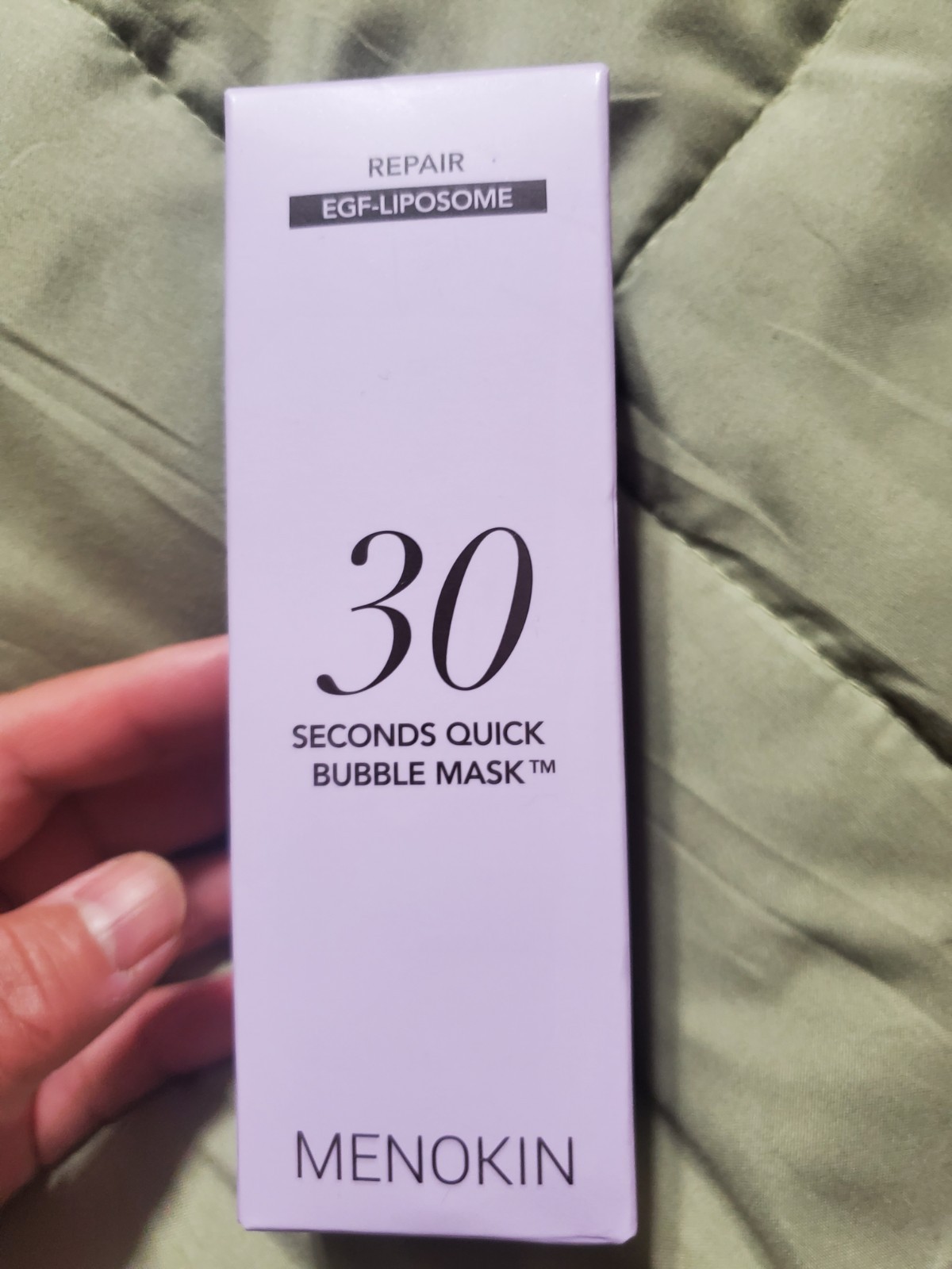 Menokin 30 Second Bubble Mask, Clear And Repair 2 Bottles, New In Box