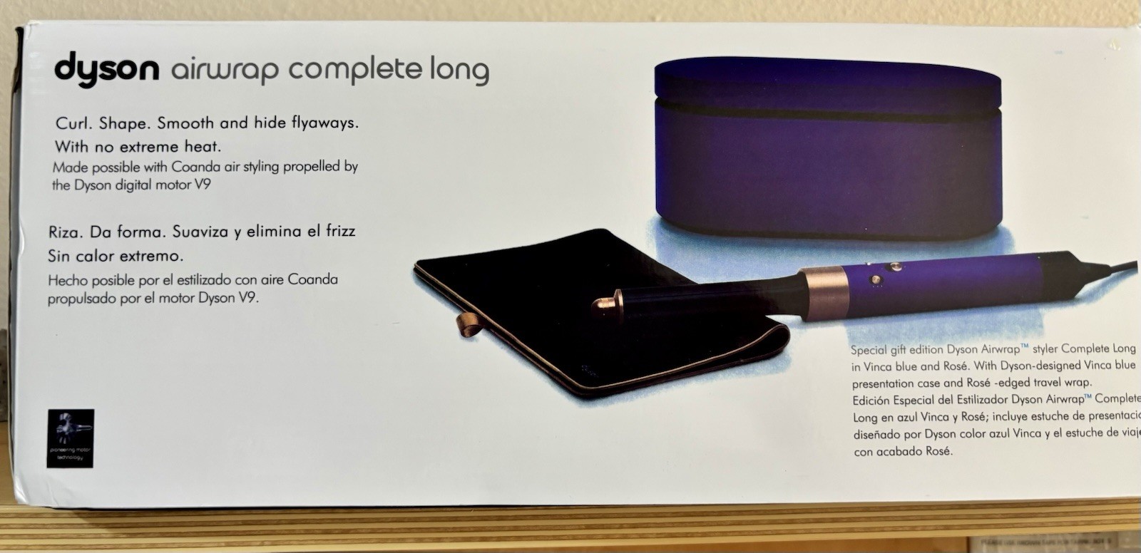 Dyson Airwrap Complete Long HS05 Vinca Blue/Rosé For Repair Parts Not Working