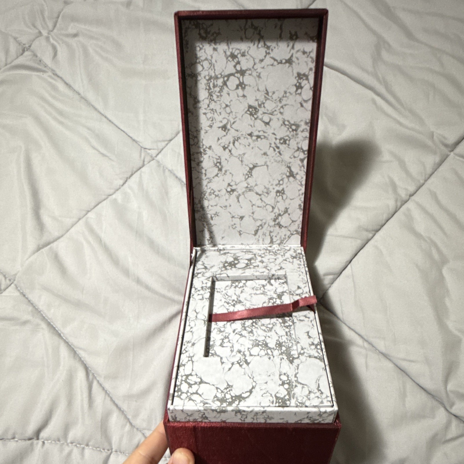 Jacques Marie Mage Red Hard Eyeglasses Case Box with Inner Insert