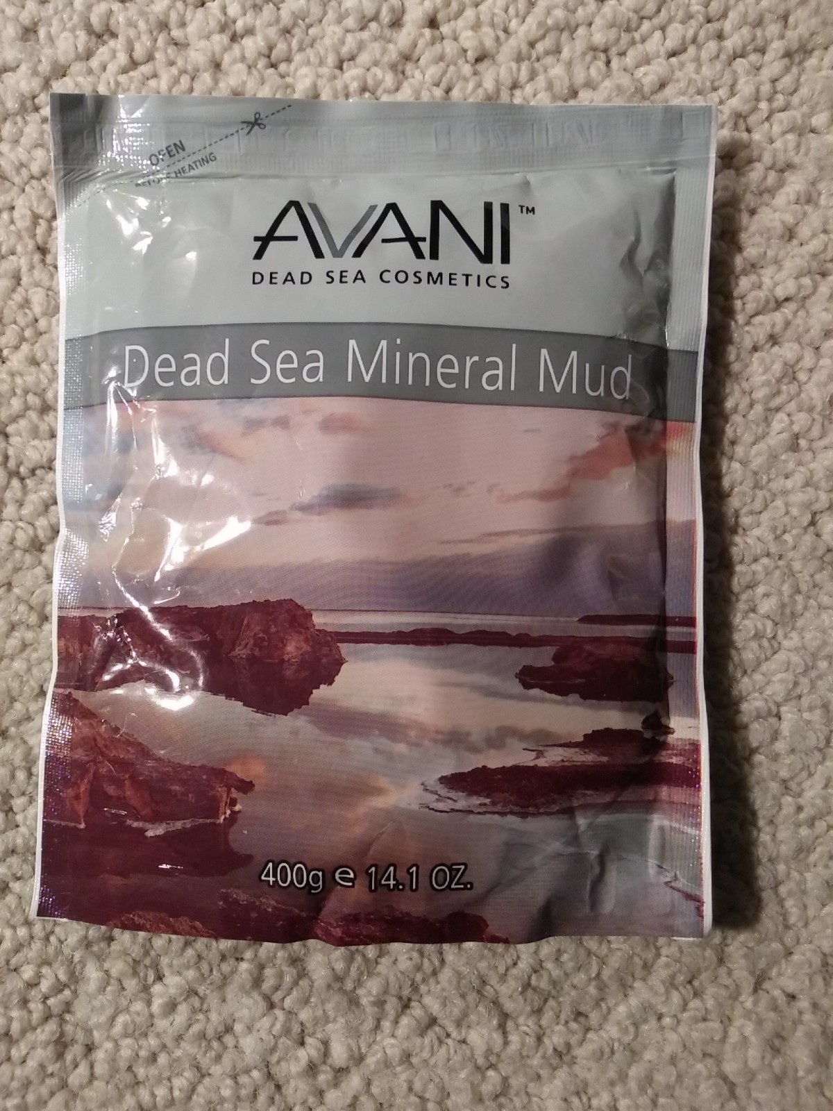 AVANI Dead Sea Mineral Mud Beauty Treatment 400 g / 14.1 oz. New Sealed + Mask