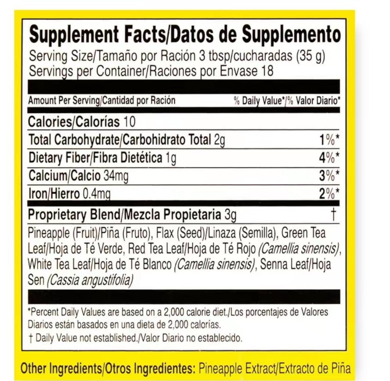 3X Pinalim Original GN+Vida PINALIM TEA Te de Pina 30 Day Supply USA SELLER