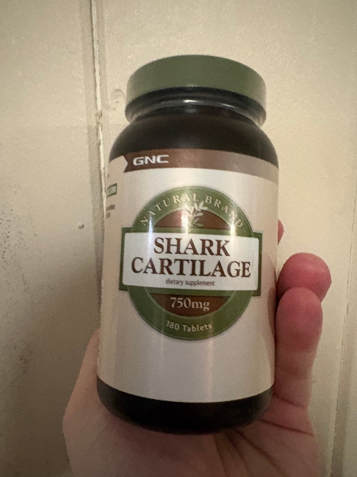GNC Shark Cartilage 750 Mg 180 Tablets