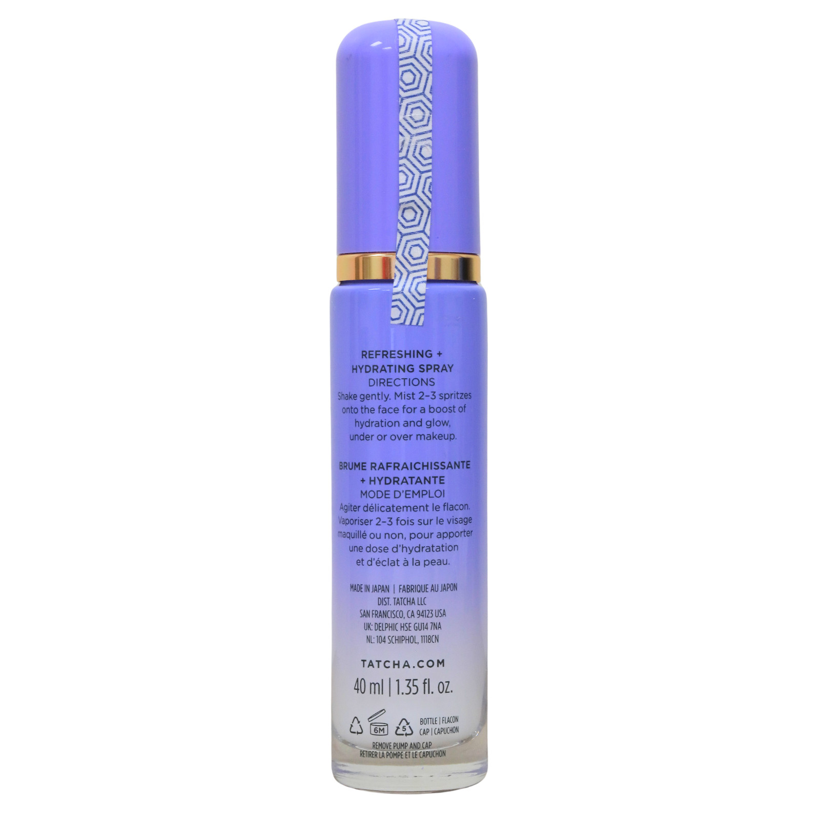 Tatcha Luminous Dewy Skin Mist Refreshing and Hydrating Spray 40 ml/1.35 fl oz