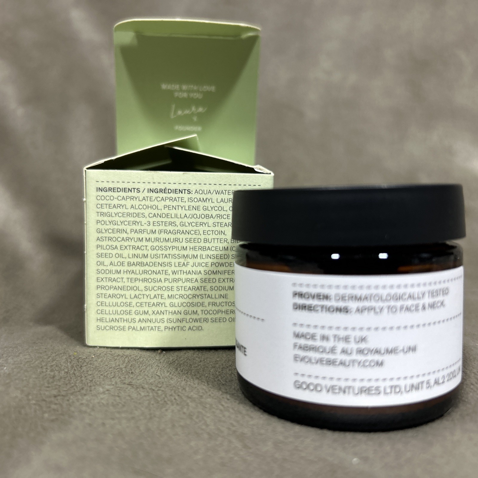 EVOLVE Organic Beauty Age Defying Natural Face Neck Cream Smooth Nourish BNIB