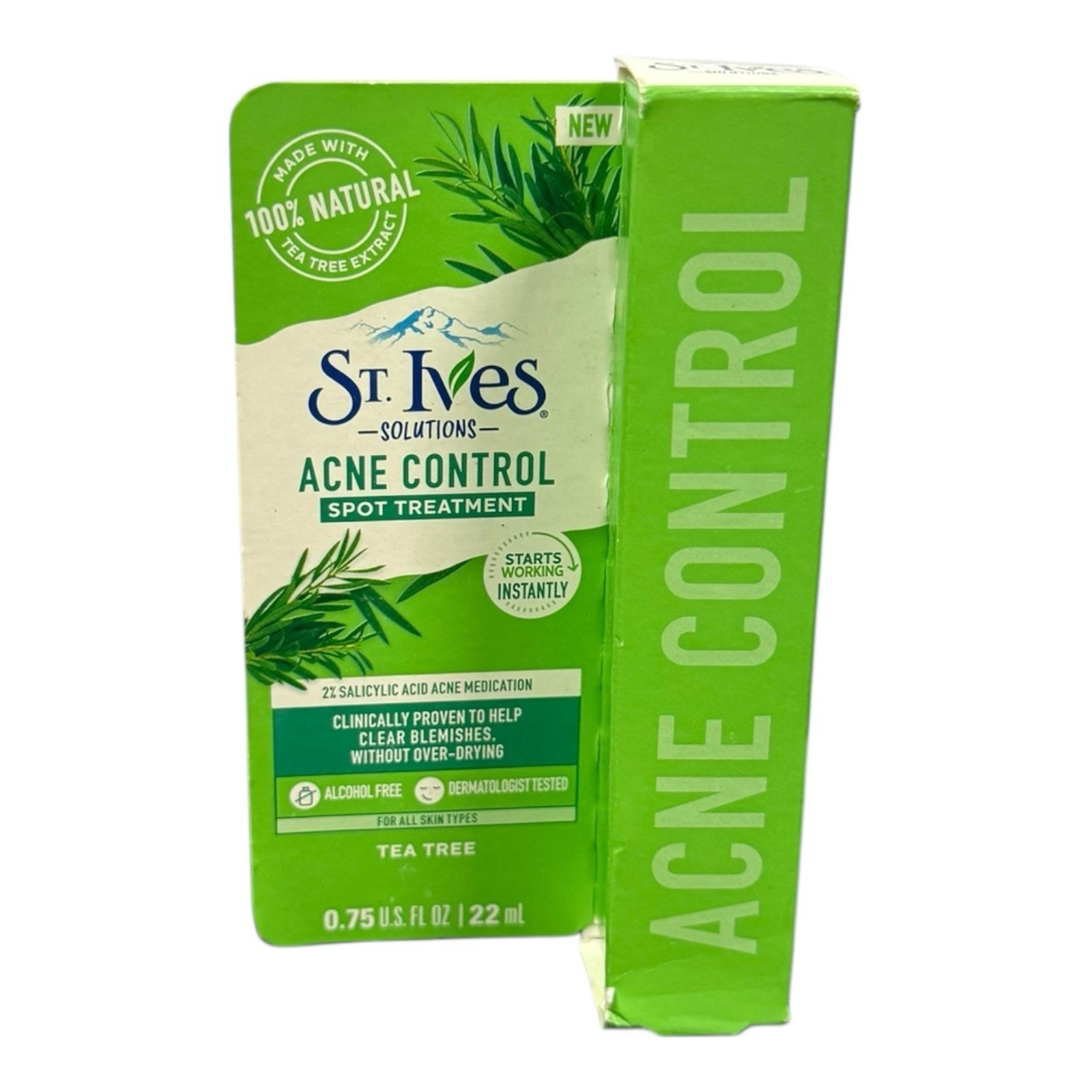 Lot of 6 St. Ives Solutions Acne Spot Control Tea Tree Oil 0.75 oz DISCONTINUED