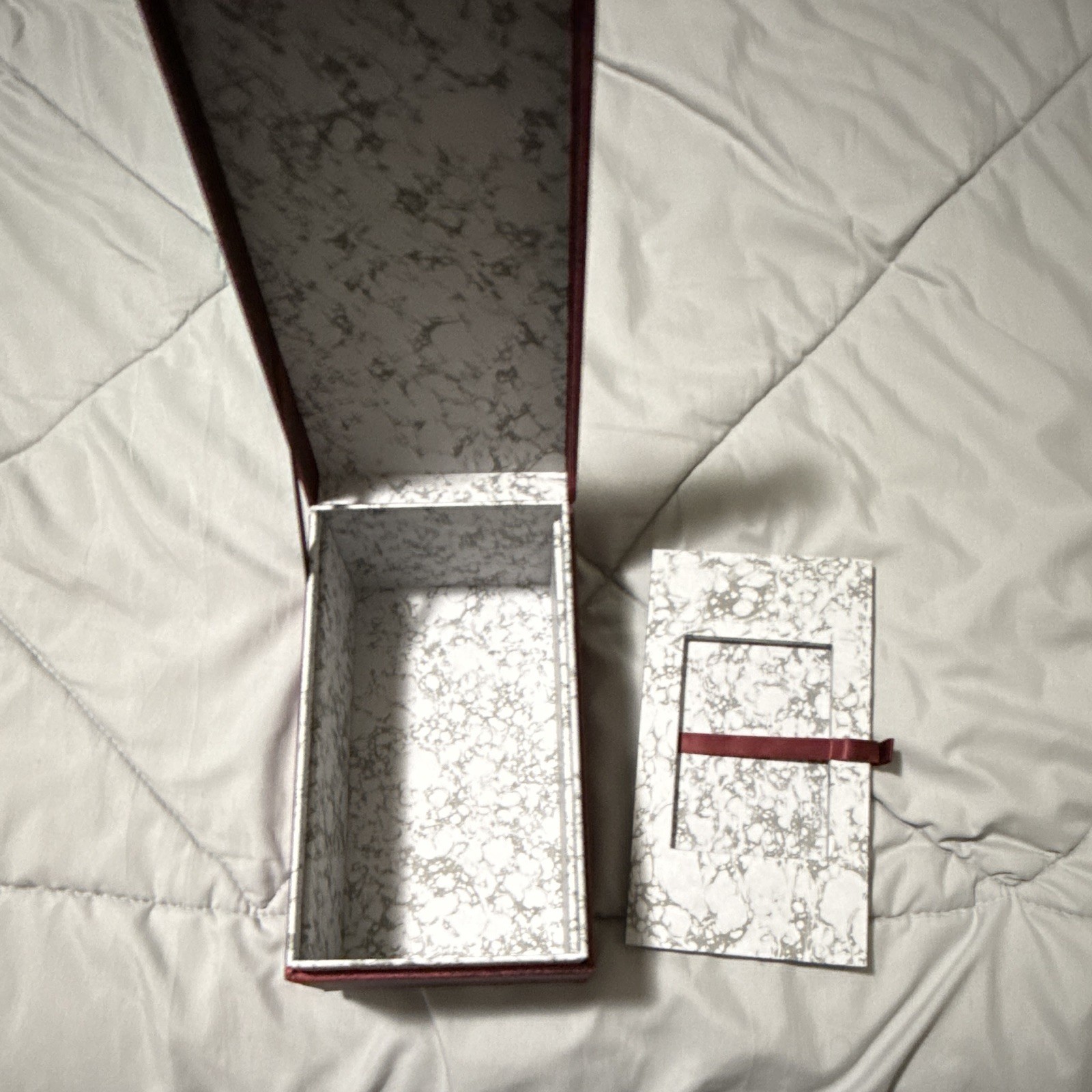 Jacques Marie Mage Red Hard Eyeglasses Case Box with Inner Insert