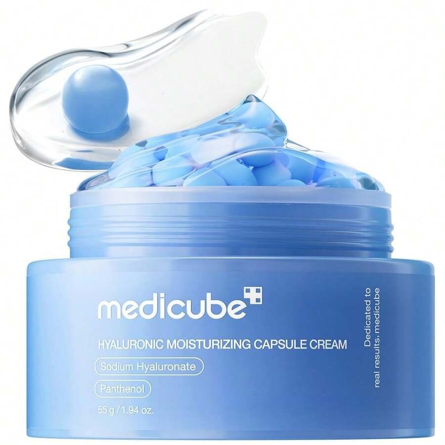 Medicube Hyaluronic Acid Capsule Cream | 120H Hydration | Korean Skincare