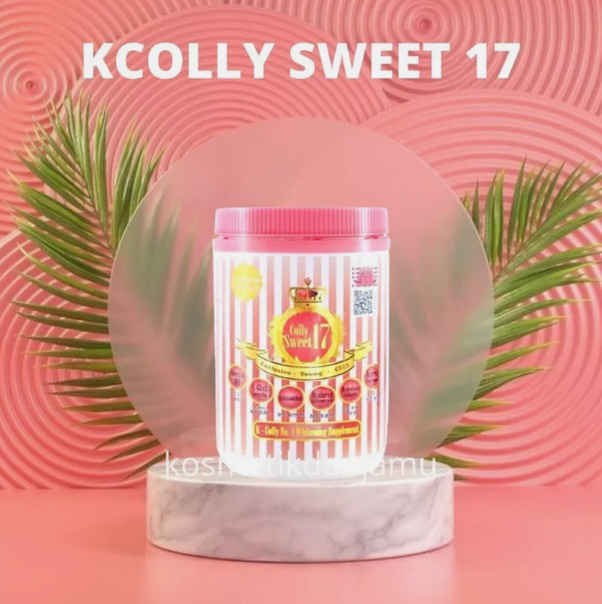 1 X K-COLLY SWEET17 Korean Nano Collagen Drink Advance Triple Whitening Skin 20s