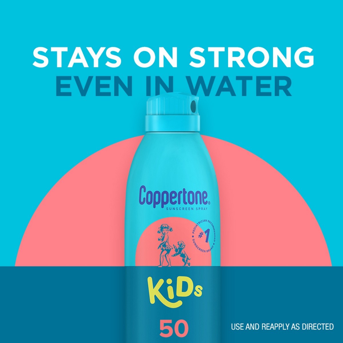 Coppertone Kids Sunscreen Spray – SPF 50 – 11oz – Twin Pack: Whole Body, Scented